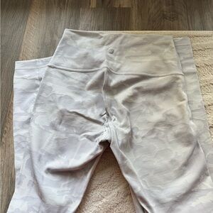 lululemon athletica Gray Camo Leggings